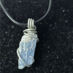 Kyanite Stone Pendant Necklace